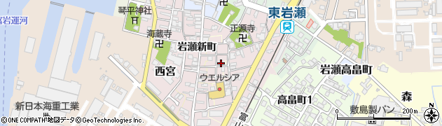 富山県富山市西宮519周辺の地図