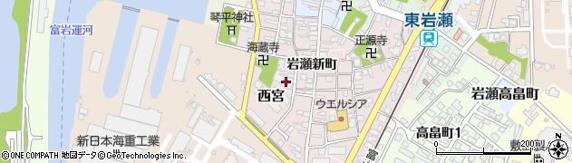富山県富山市西宮2周辺の地図