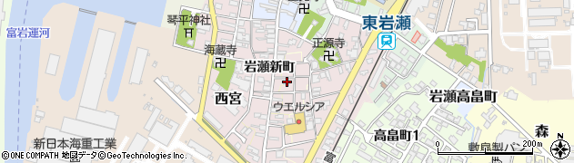富山県富山市西宮509周辺の地図