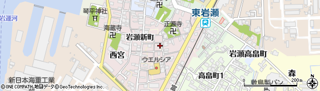 富山県富山市西宮501周辺の地図