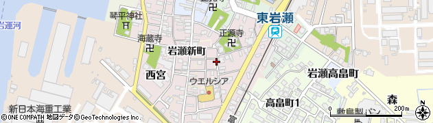 富山県富山市西宮500周辺の地図