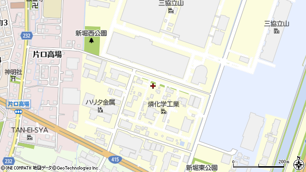 〒934-0035 富山県射水市新堀の地図