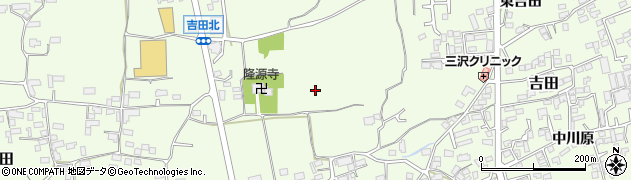 長野県中野市吉田周辺の地図