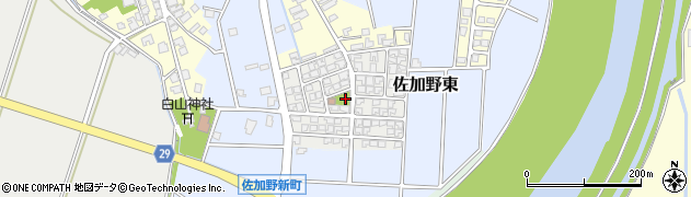 佐加野新町公園周辺の地図