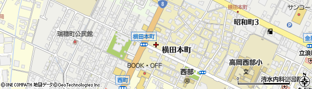 富山県高岡市横田本町9周辺の地図