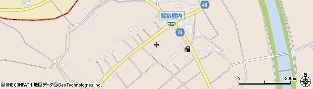 栃木県さくら市鷲宿1876周辺の地図