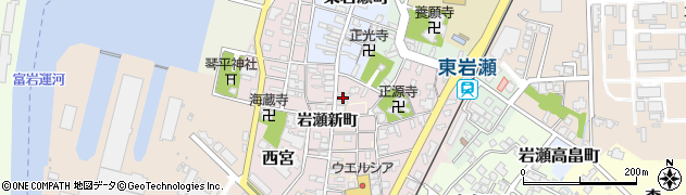 富山県富山市西宮223周辺の地図