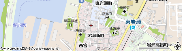 富山県富山市西宮581周辺の地図