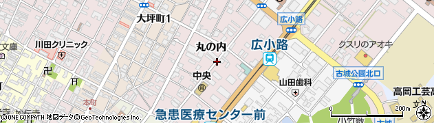 富山県高岡市丸の内周辺の地図