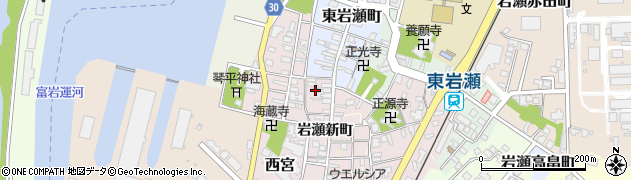 富山県富山市西宮580周辺の地図