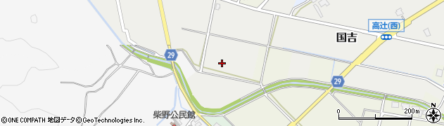 富山県高岡市国吉周辺の地図
