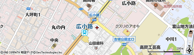 北國銀行高岡支店 ＡＴＭ周辺の地図