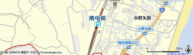 南中郷駅周辺の地図