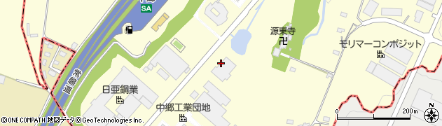 株式会社ジェイ・オー・エヌ・七二　中郷工場周辺の地図