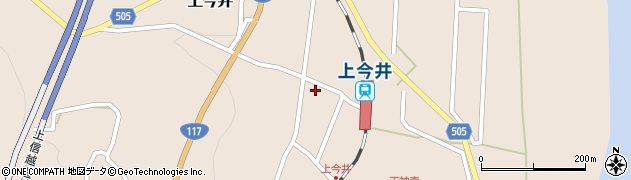 上今井区事務所周辺の地図