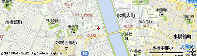 富山県富山市水橋立山町周辺の地図