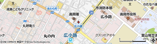北陸綜合警備保障株式会社　高岡支社周辺の地図