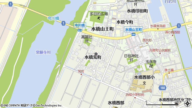〒939-3516 富山県富山市水橋荒町の地図
