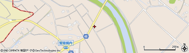 栃木県さくら市鷲宿2016周辺の地図