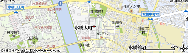 富山県富山市水橋大町70周辺の地図