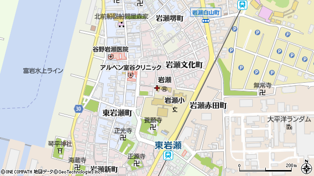 〒931-8345 富山県富山市西宮の地図