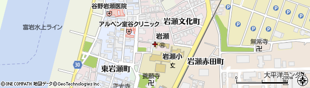 富山県富山市西宮周辺の地図