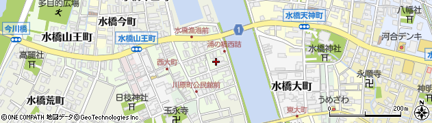 水橋新堂町公園周辺の地図