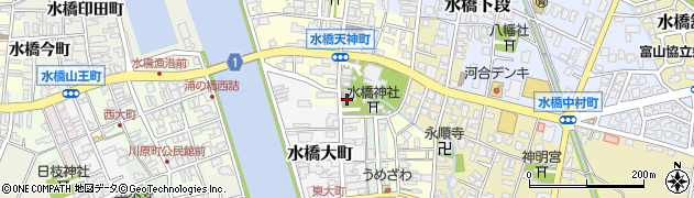 富山県富山市水橋大町21周辺の地図