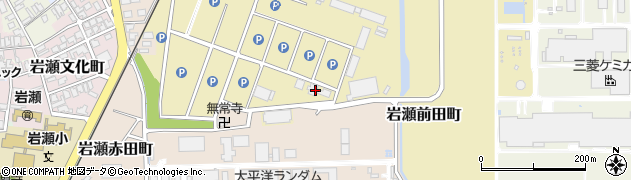 富山市北部斎場岩瀬火葬場周辺の地図