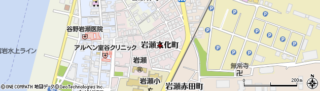 富山県富山市岩瀬文化町周辺の地図