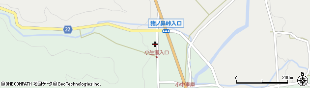 茨城県常陸太田市小中町24周辺の地図