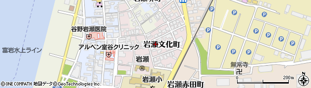 富山県富山市岩瀬文化町17周辺の地図