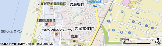 富山県富山市岩瀬文化町42周辺の地図