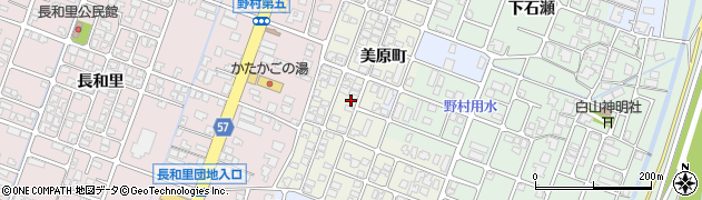 富山県高岡市美原町周辺の地図