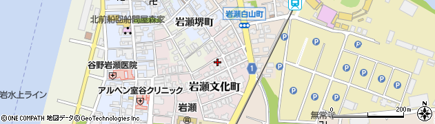 富山県富山市岩瀬文化町45周辺の地図