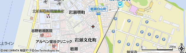 富山県富山市岩瀬文化町36周辺の地図