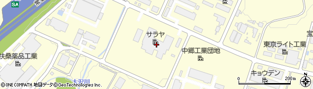サラヤ株式会社　関東工場周辺の地図