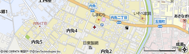 有限会社新原商店周辺の地図