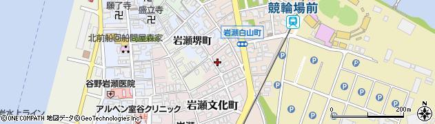富山県富山市岩瀬文化町71周辺の地図