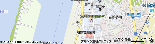 富山県富山市海岸通17周辺の地図