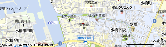 富山県富山市水橋田町周辺の地図