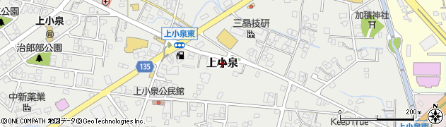 富山県滑川市上小泉周辺の地図