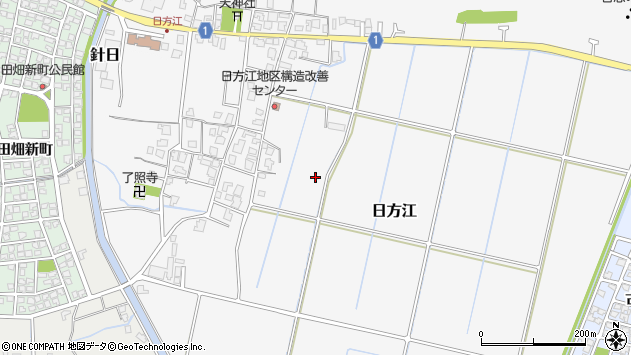 〒931-8416 富山県富山市日方江の地図