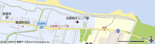 浜黒崎キャンプ場周辺の地図