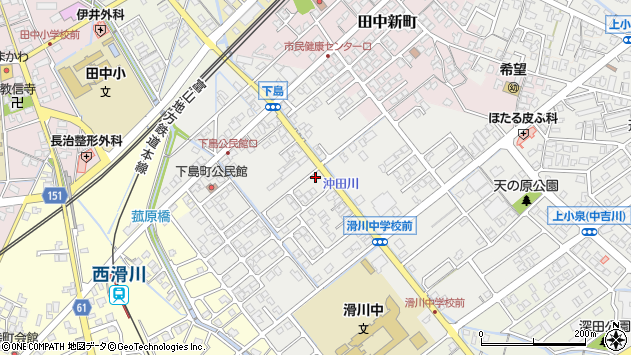 〒936-0065 富山県滑川市下島の地図