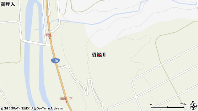 〒378-0401 群馬県利根郡片品村須賀川の地図