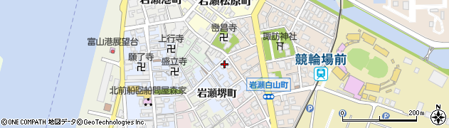 富山県富山市東岩瀬町54周辺の地図