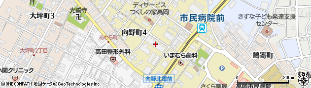 信開ガーデンコート高岡壱番館周辺の地図