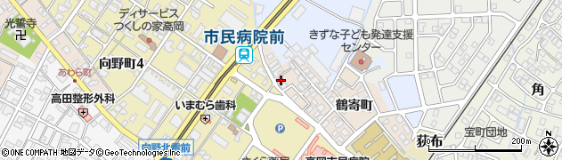 富山県高岡市鶴寄町1255-7周辺の地図