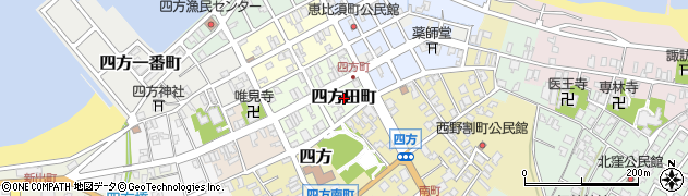 富山県富山市四方田町周辺の地図